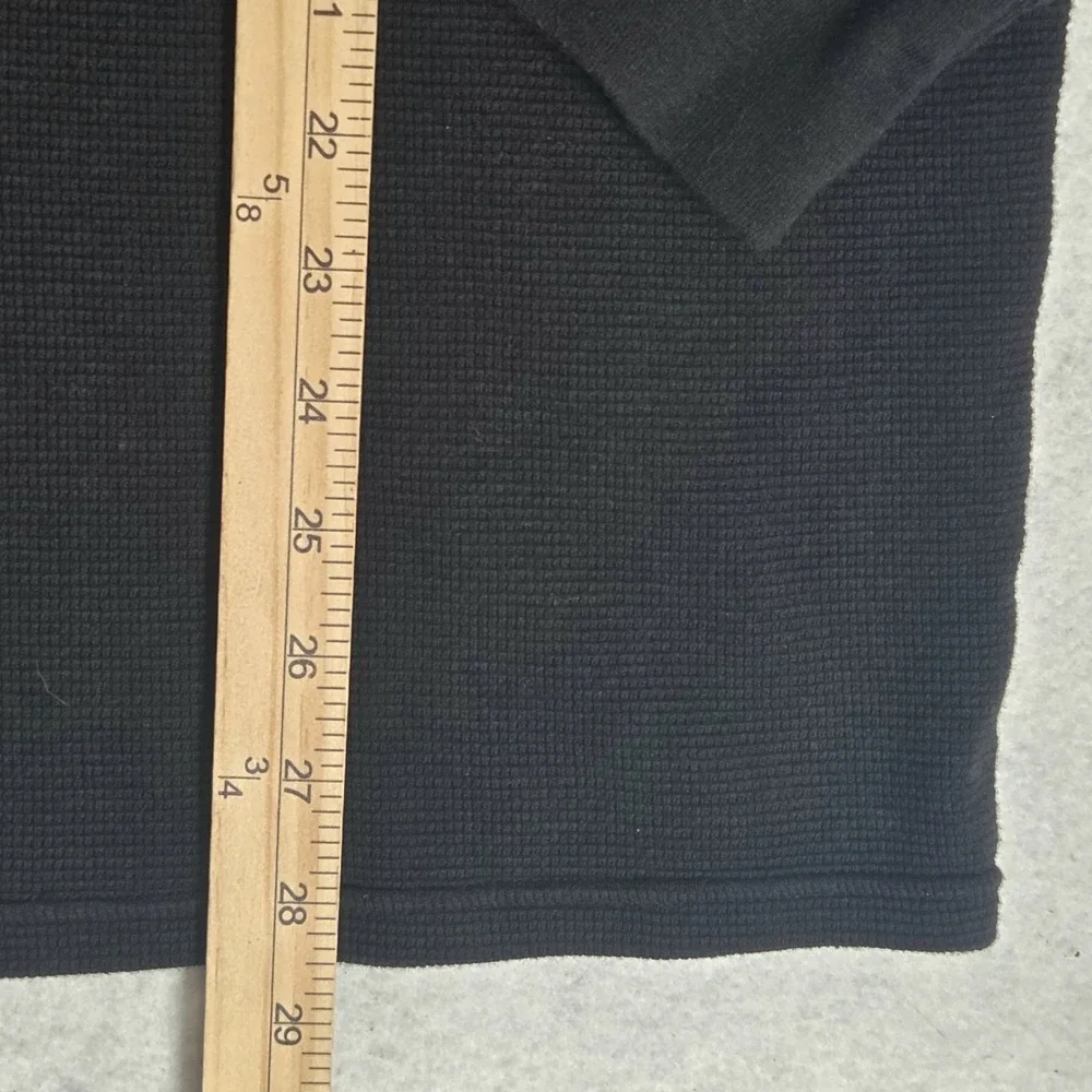 Polo Ralph Lauren Shirt Mens‎ Large Black Waffle Knit Thermal Cotton Long Sleeve